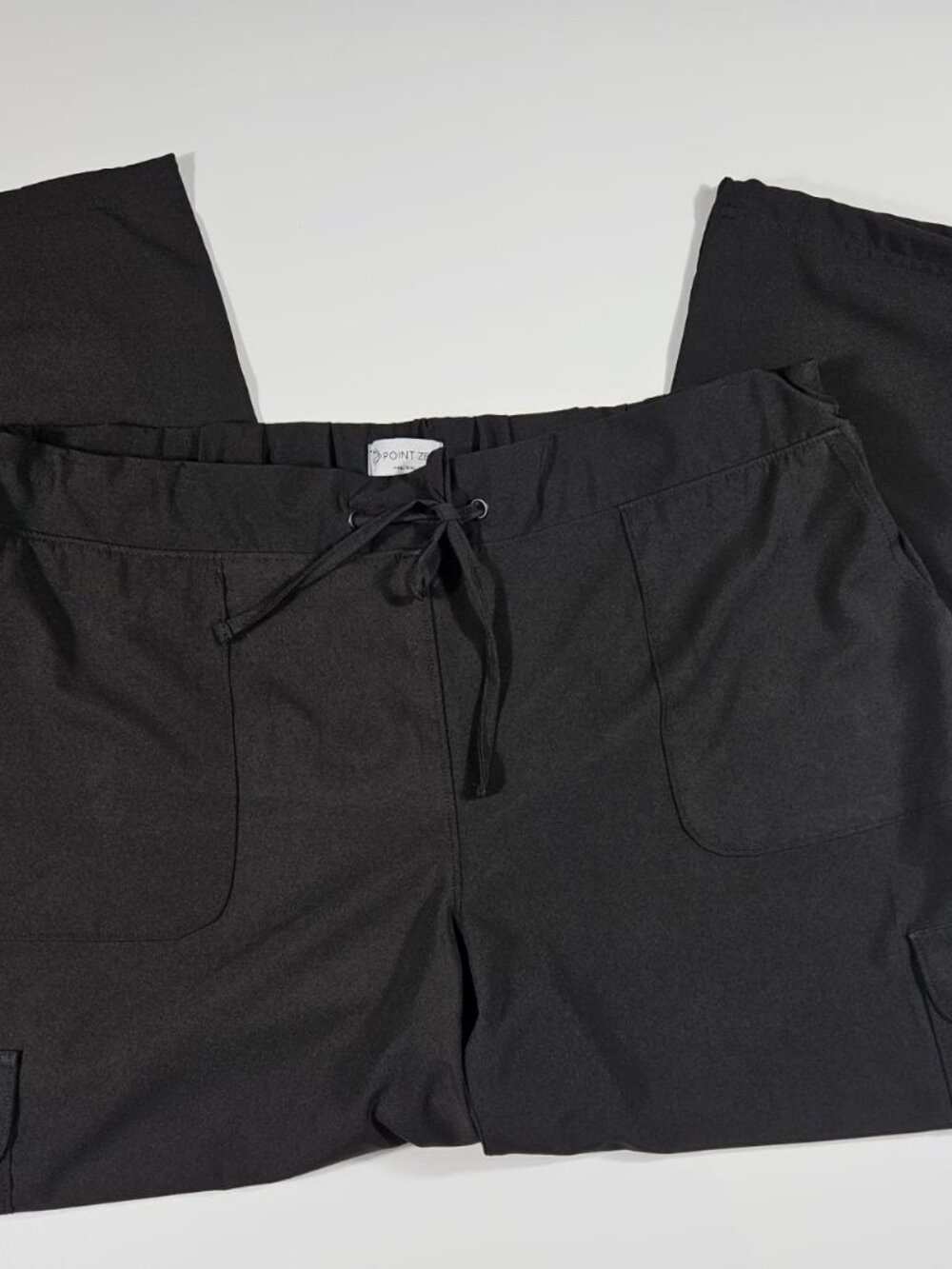 Point Zero Black 2XL Pants with Elastic Waist